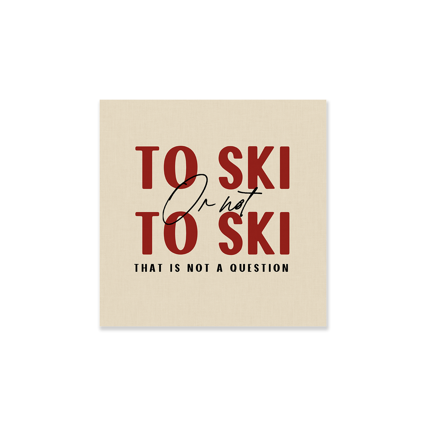Tableau déco ski
