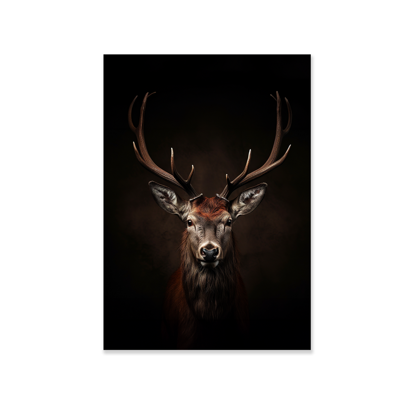Tableau mural cerf
