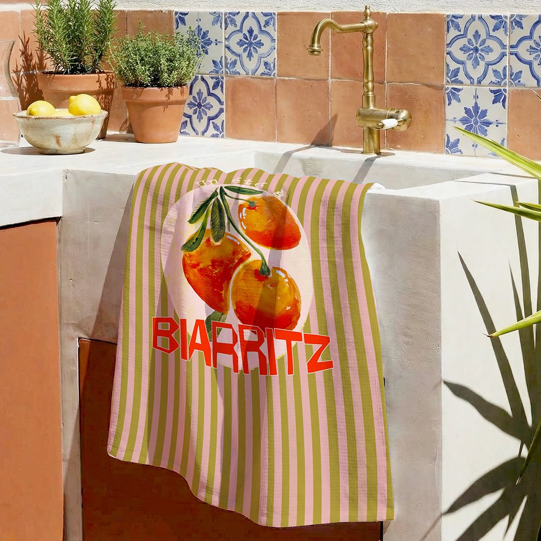 Torchon Personnalisable Oranges