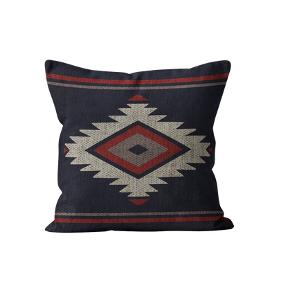Coussin motif aztéque