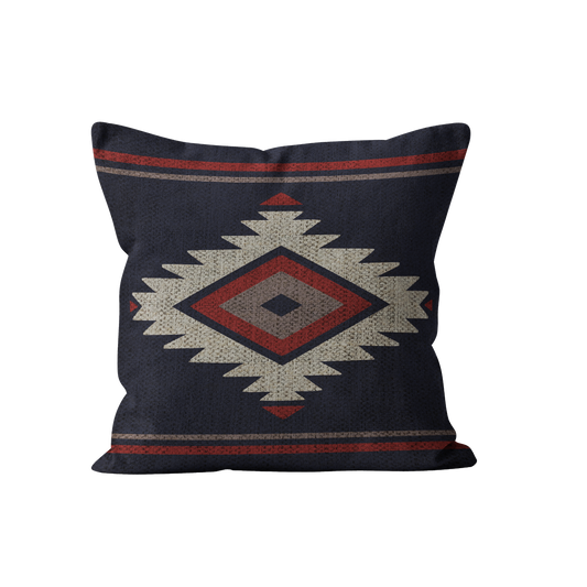 Coussin motif aztéque