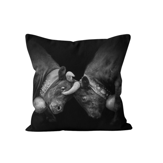 Coussin vaches en velours