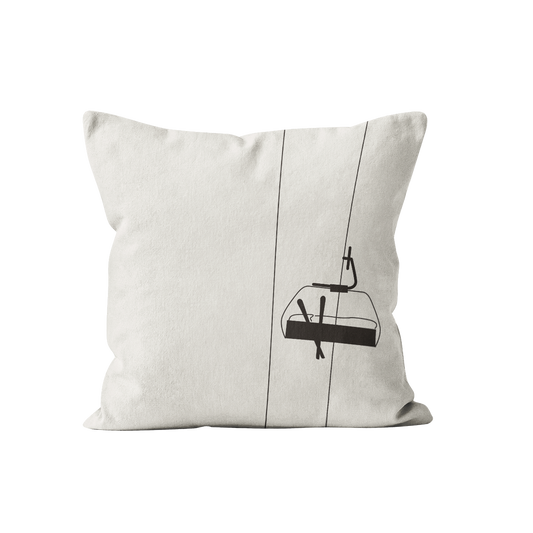 Coussin montagne carré en velours