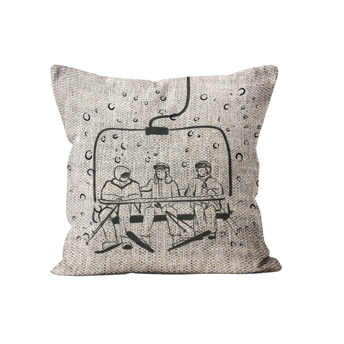 Coussin style montagne télésiège