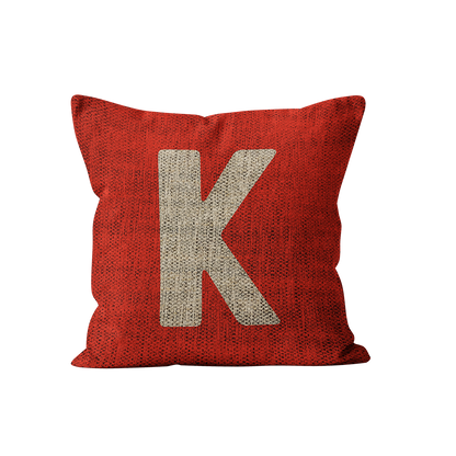 Coussin lettre déco montagne SKI