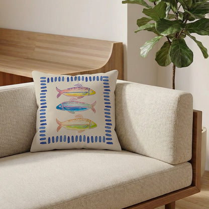 Coussin Motif Poissons