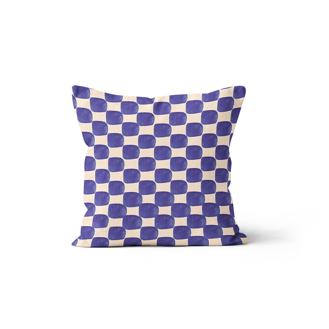 Coussin Motif Tomates sur Damier