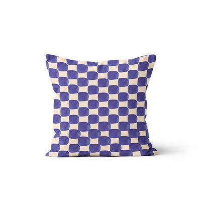 Coussin Motif Tomates sur Damier