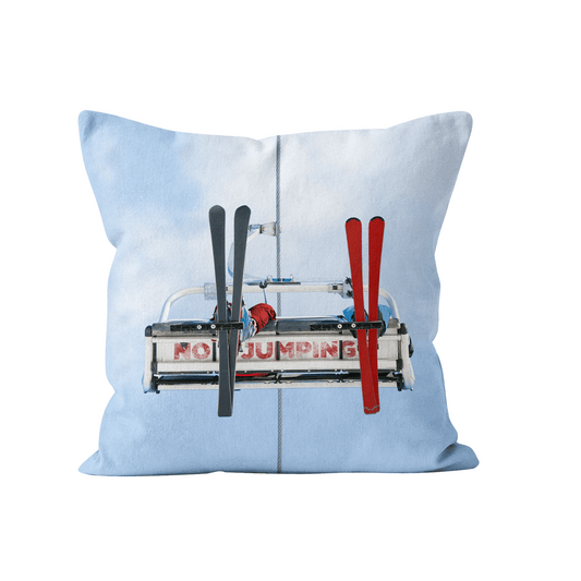 Coussin déco ski