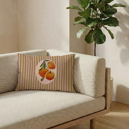Coussin Motif Oranges