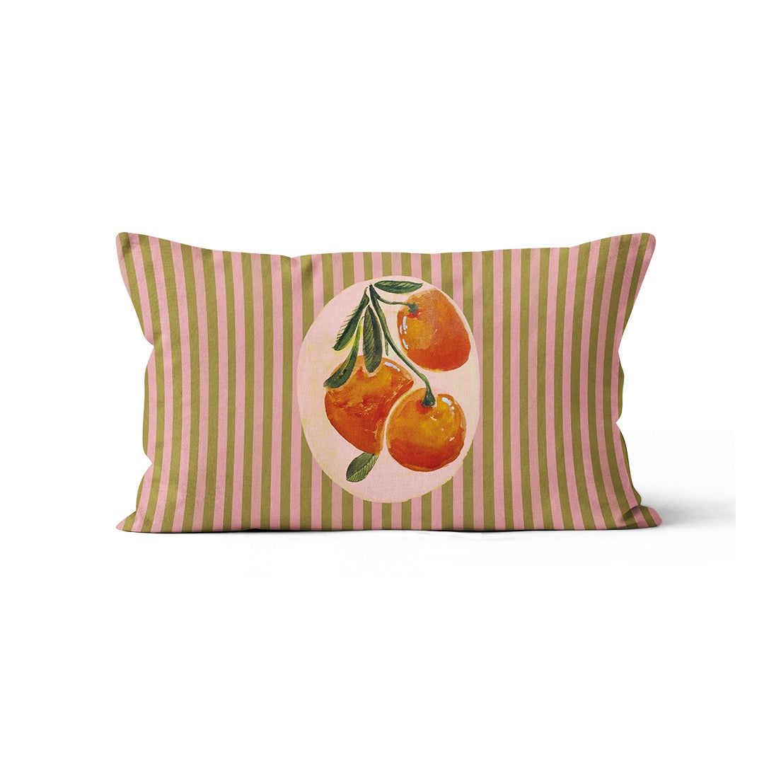 Coussin Motif Oranges