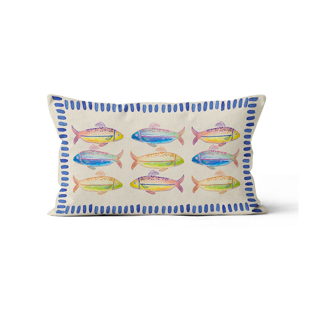 Coussin Motif Poissons
