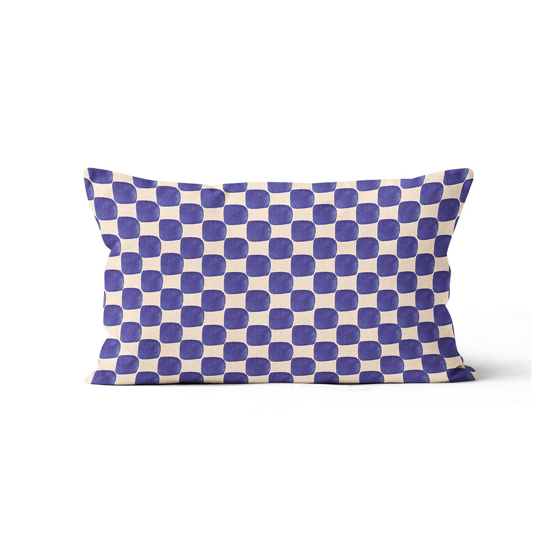 Coussin Motif Tomates sur Damier