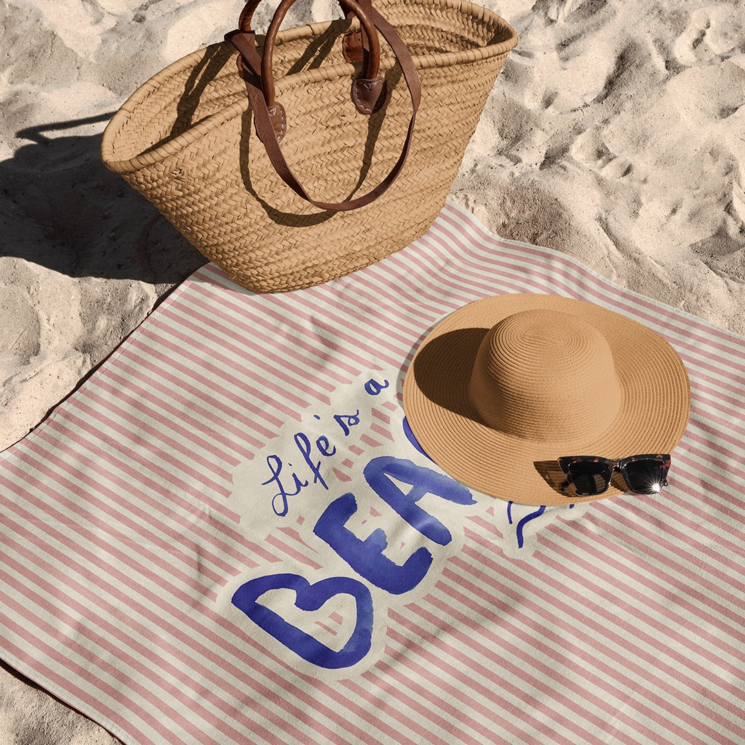 Serviette de Plage Life's a Beach