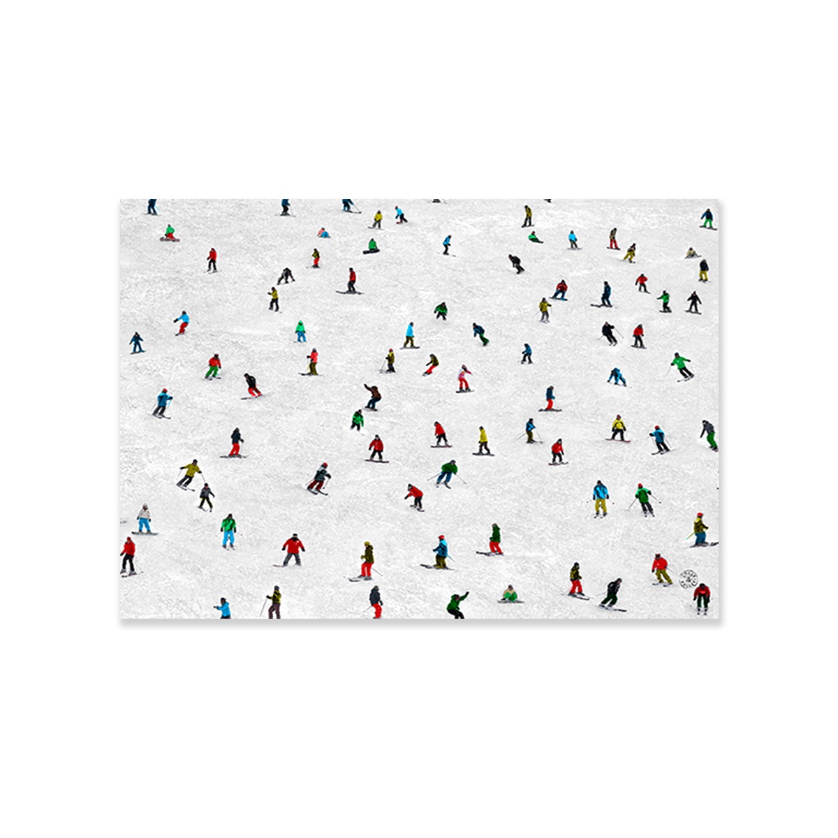 Tableau skieurs