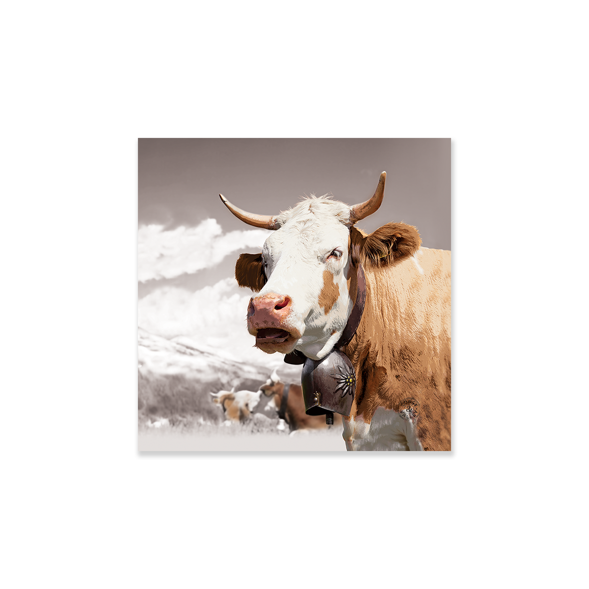 Tableau vache suisse