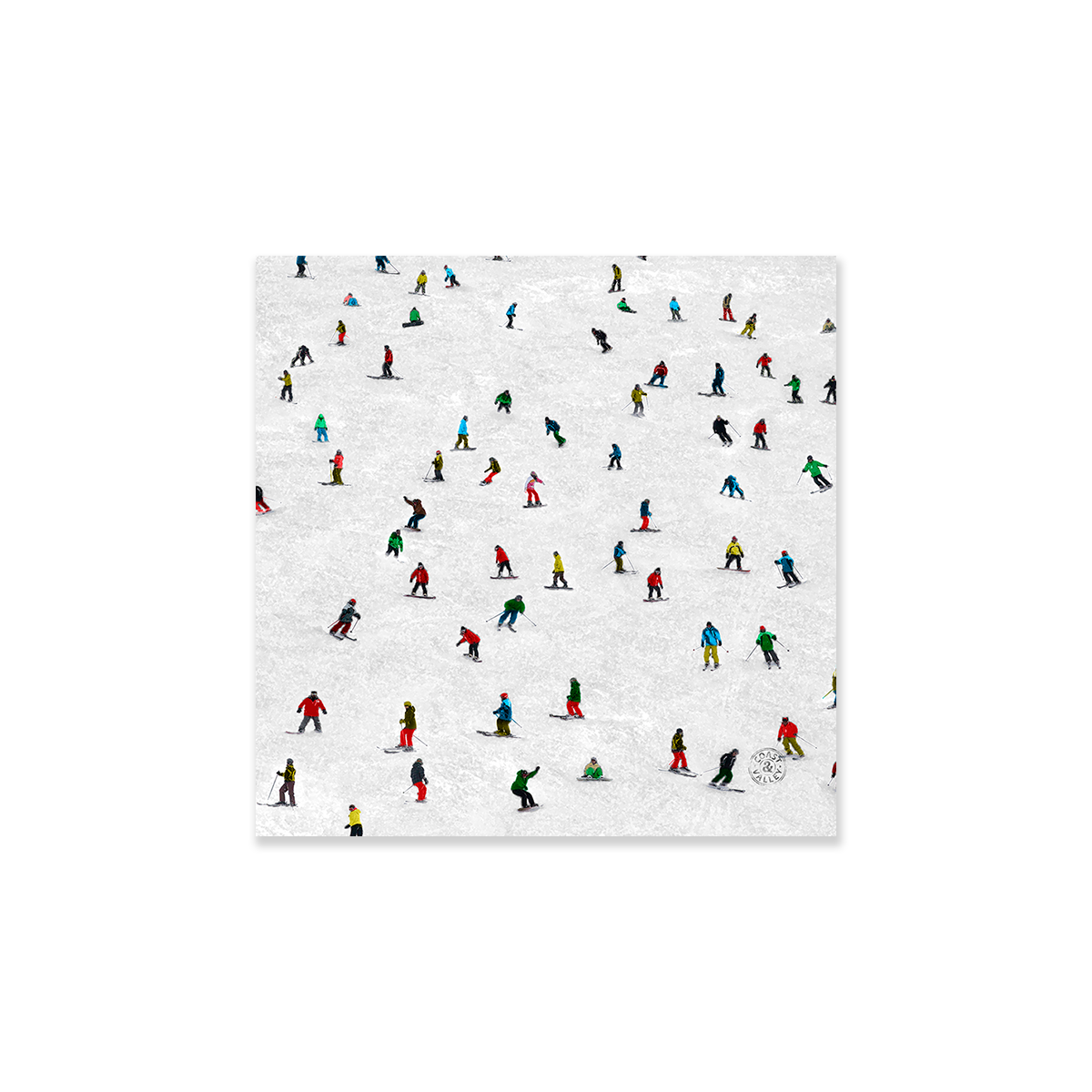 Tableau skieurs