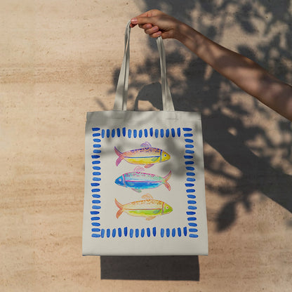 Tote Bag Motif Poissons
