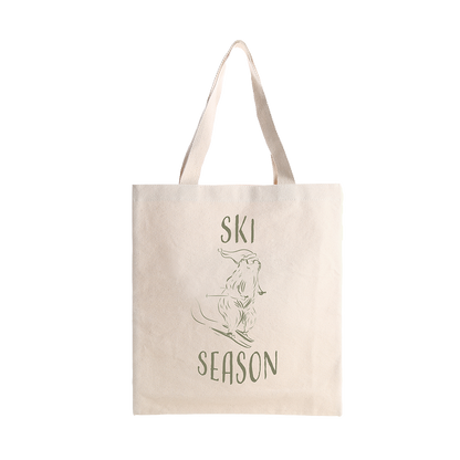 Tote Bag Ski Season, illustration de saison de ski