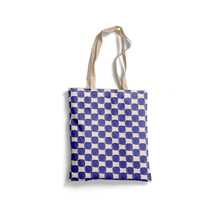 Tote Bag Motif Tomates sur Damier