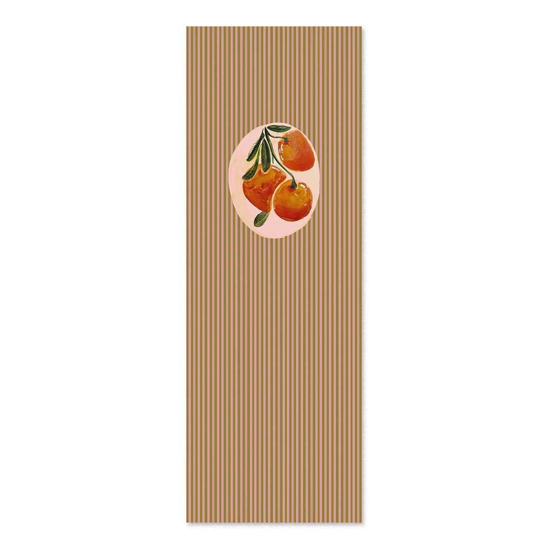 Transat de jardin à rayures vertes et roses avec motif d'oranges, Coast & Valley