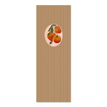 Transat de jardin à rayures vertes et roses avec motif d'oranges, Coast & Valley