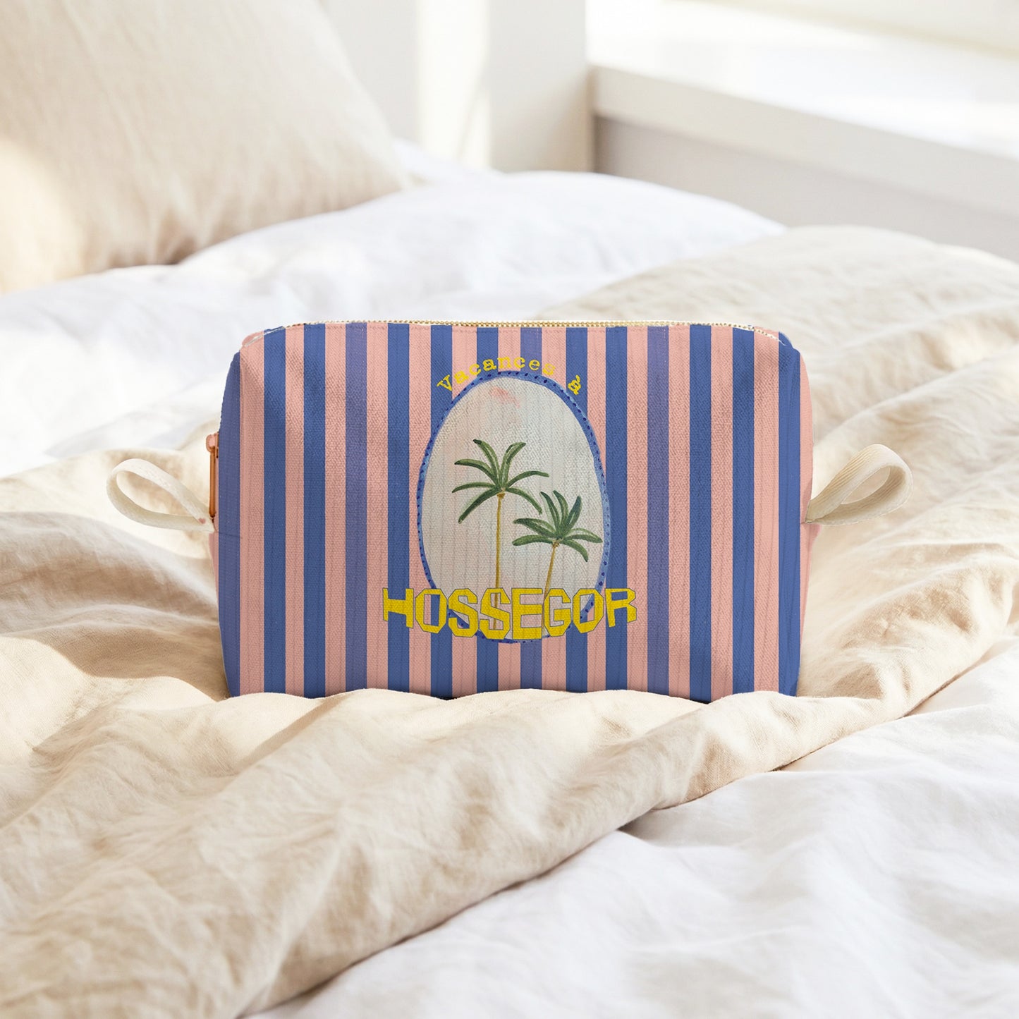 Trousse Personnalisable Palmiers Rayures